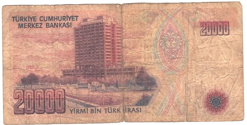 Ассигнация достоинством в «20000 лир» D 18872216.